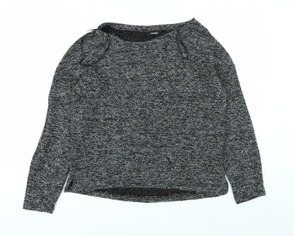 Additional front view of George women’s black jumper, size UK 12
