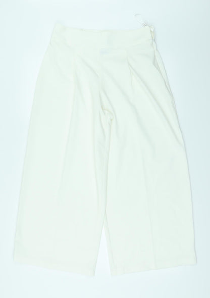 Primark Womens White   Trousers  Size 12 L25 in