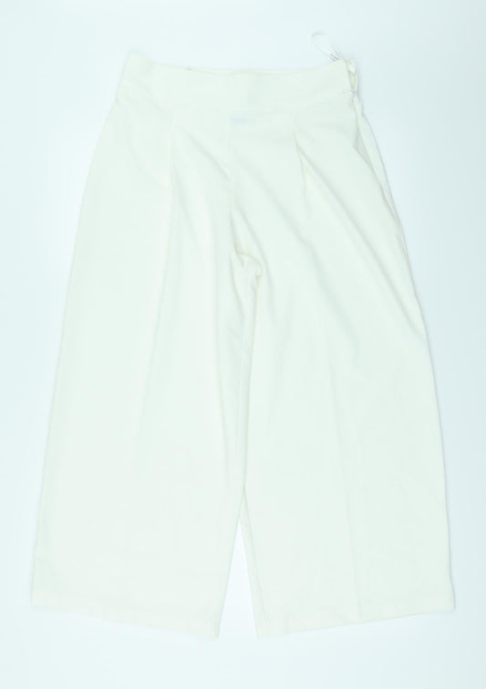Primark Womens White   Trousers  Size 12 L25 in