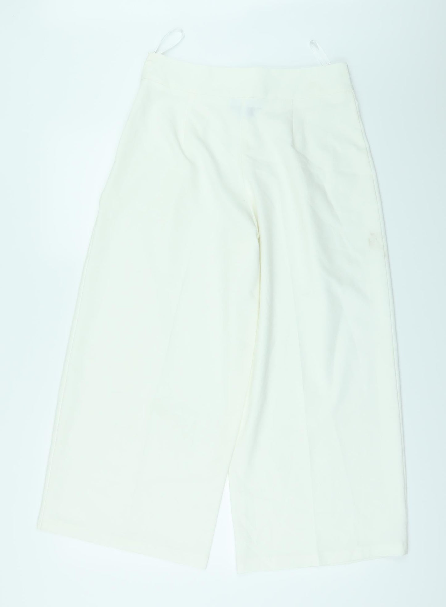 Primark Womens White   Trousers  Size 12 L25 in
