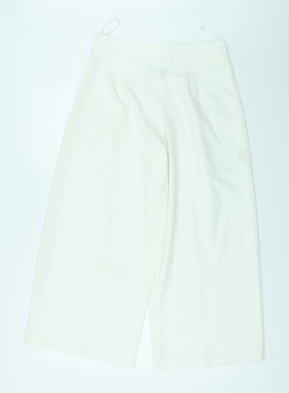 Primark Womens White   Trousers  Size 12 L25 in