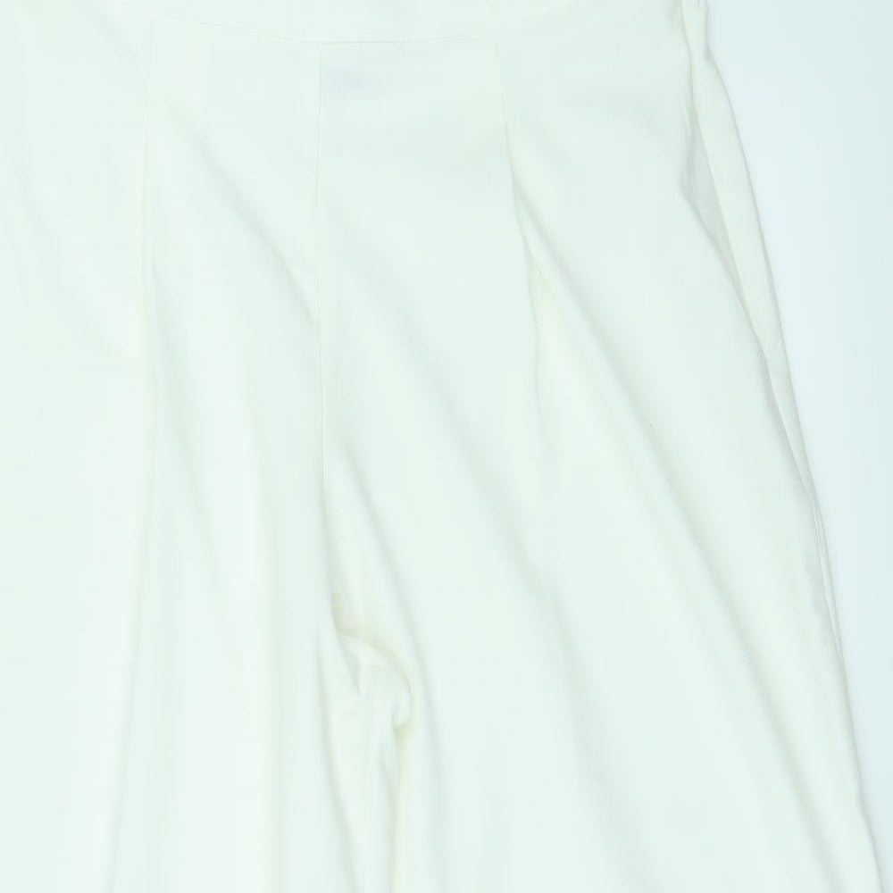 Primark Womens White   Trousers  Size 12 L25 in