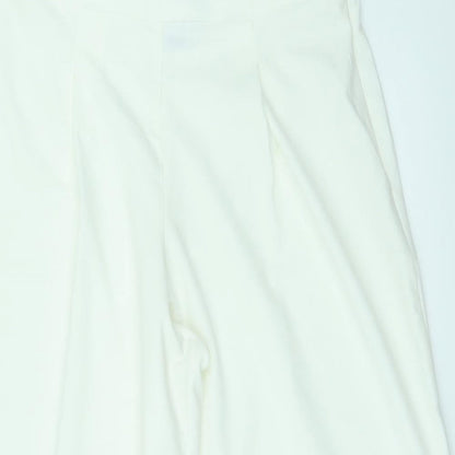 Primark Womens White   Trousers  Size 12 L25 in