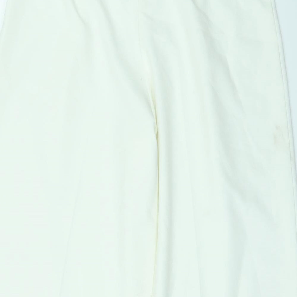 Primark Womens White   Trousers  Size 12 L25 in