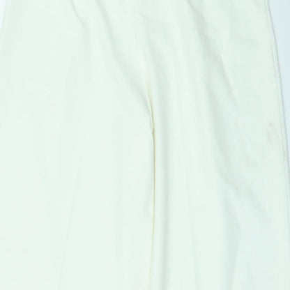 Primark Womens White   Trousers  Size 12 L25 in
