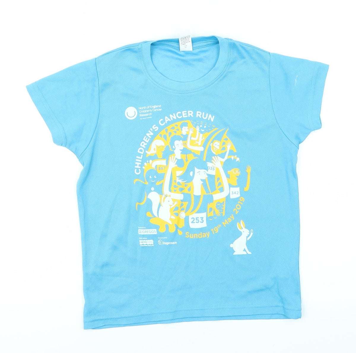 Additional front view of Roly boys’ blue basic t-shirt, size 4, years