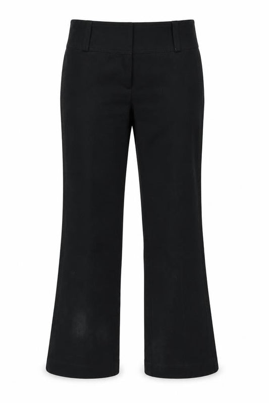 Womens UK Size 8 Etam Regular Fit Chino Black Trousers