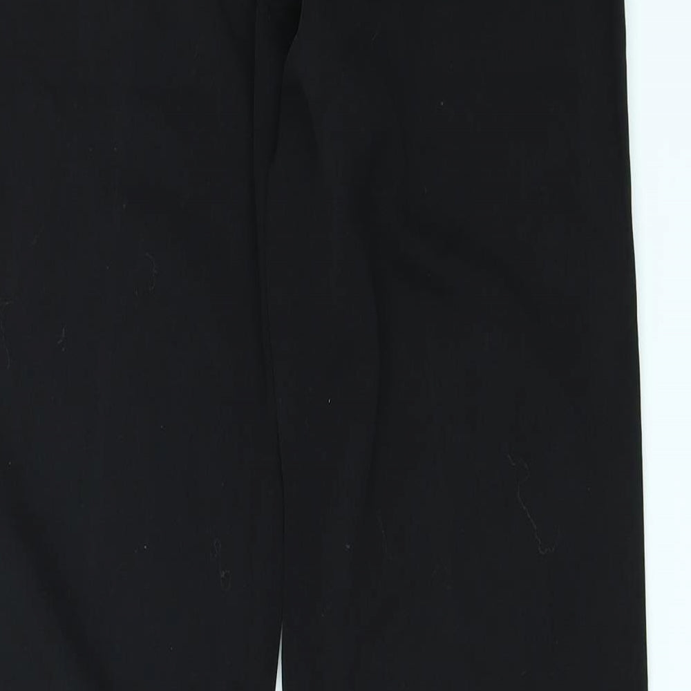 Womens UK Size 8 Etam Regular Fit Chino Black Trousers