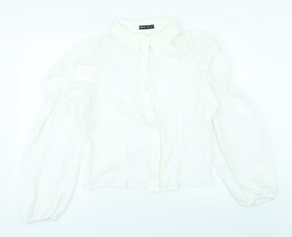 SheIn Womens White   Cardigan Jumper Size XL