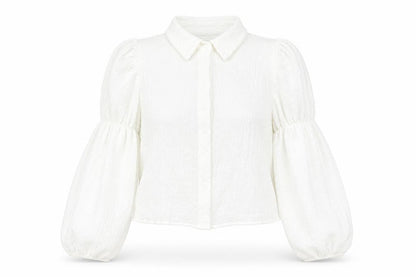 Front view of SHEIN women’s white cardigan jumper, size XL
