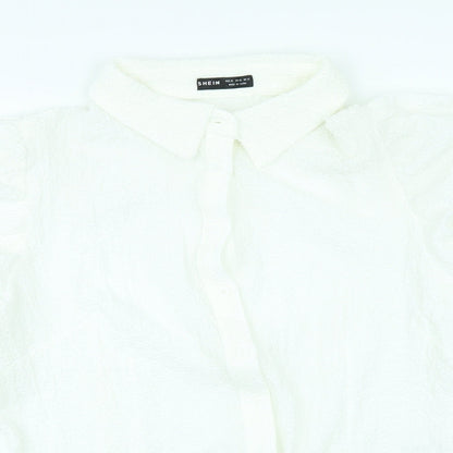SheIn Womens White   Cardigan Jumper Size XL