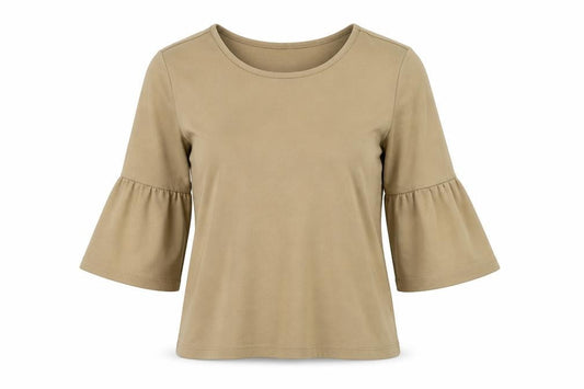 Womens UK Size XS Gap Brown Basic T-Shirt