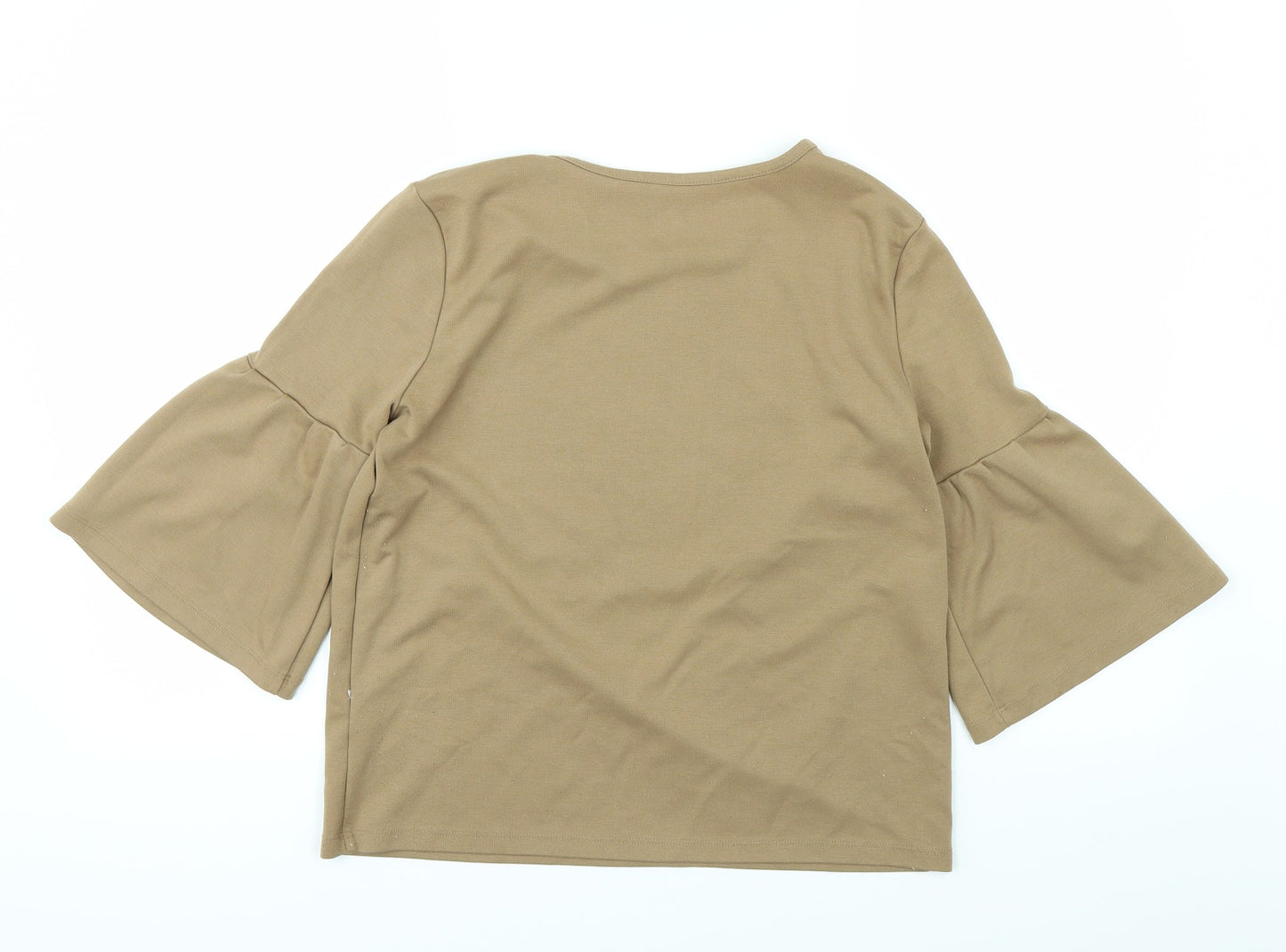 Womens UK Size XS Gap Brown Basic T-Shirt