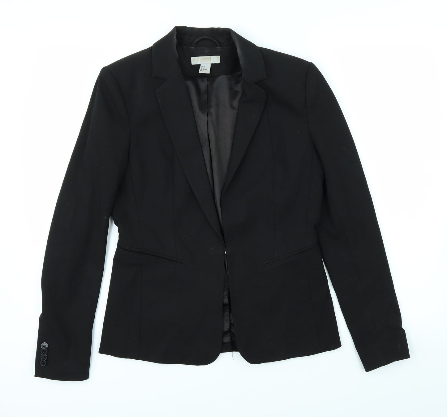 Womens UK Size 8 H&M Black Jacket