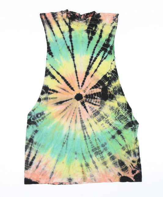 Womens UK Size M ASOS Multicoloured Basic Tank