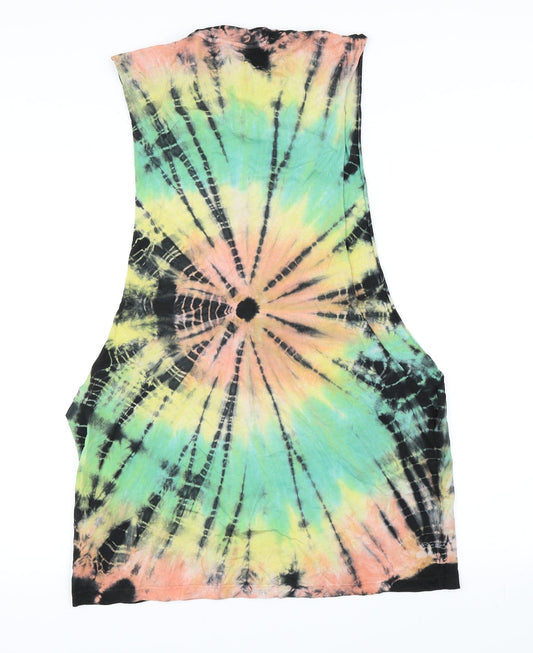 Womens UK Size M ASOS Multicoloured Basic Tank