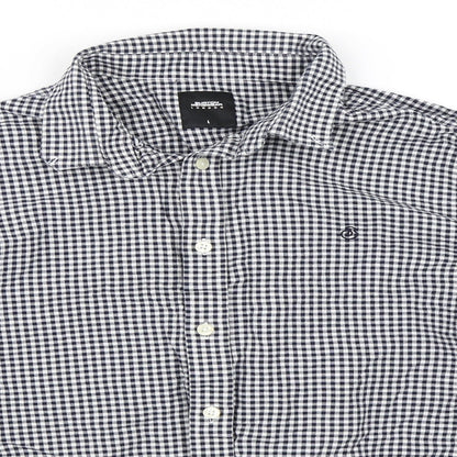 Mens UK Size L Burton Black  Button-Up Long Sleeve Casual Shirt
