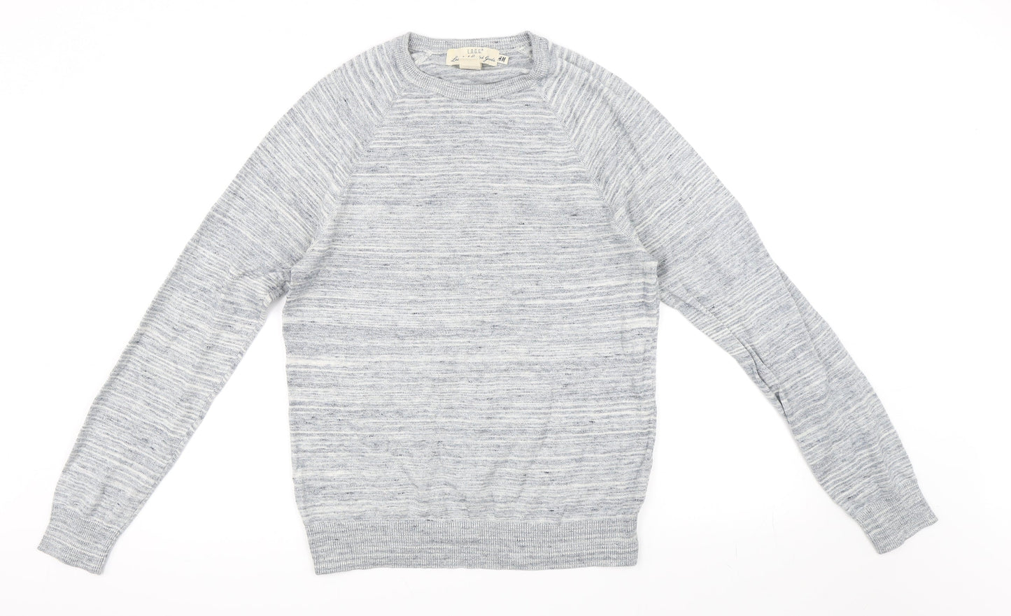 H&M Mens Blue   Pullover Jumper Size S