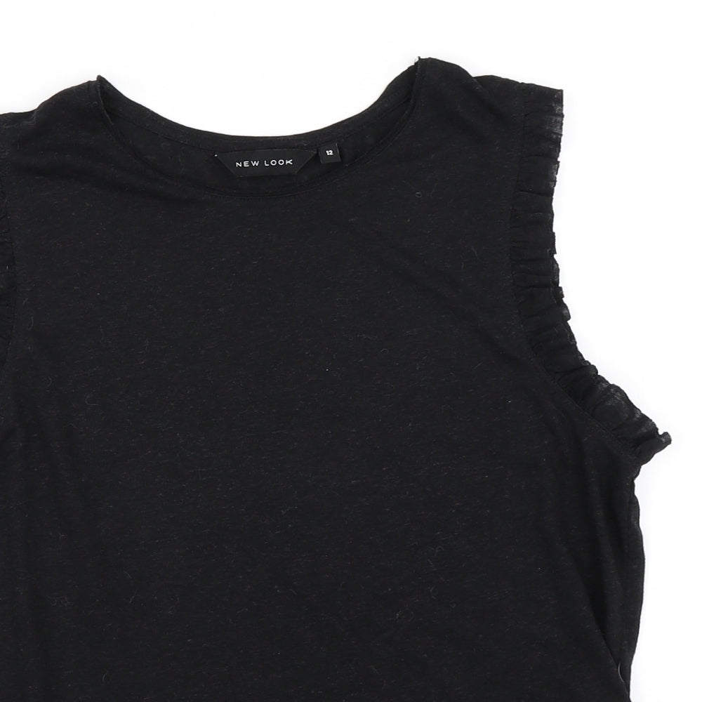 Newlook Womens Black   Basic Tank Size 12