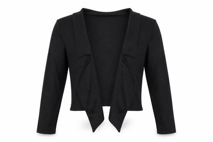 Front view of Buzy women’s black cardigan jumper, size S