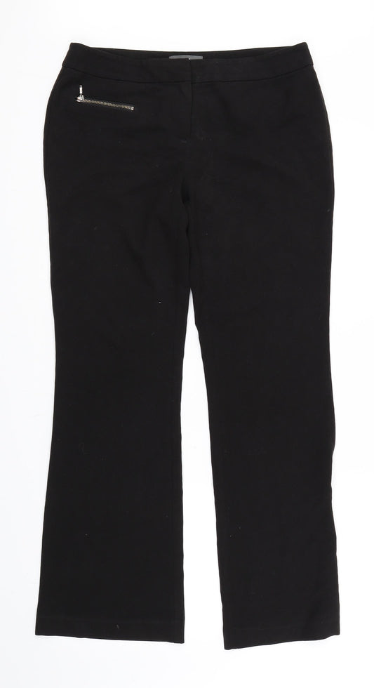 NEXT Womens Black   Trousers  Size 10 L29 in