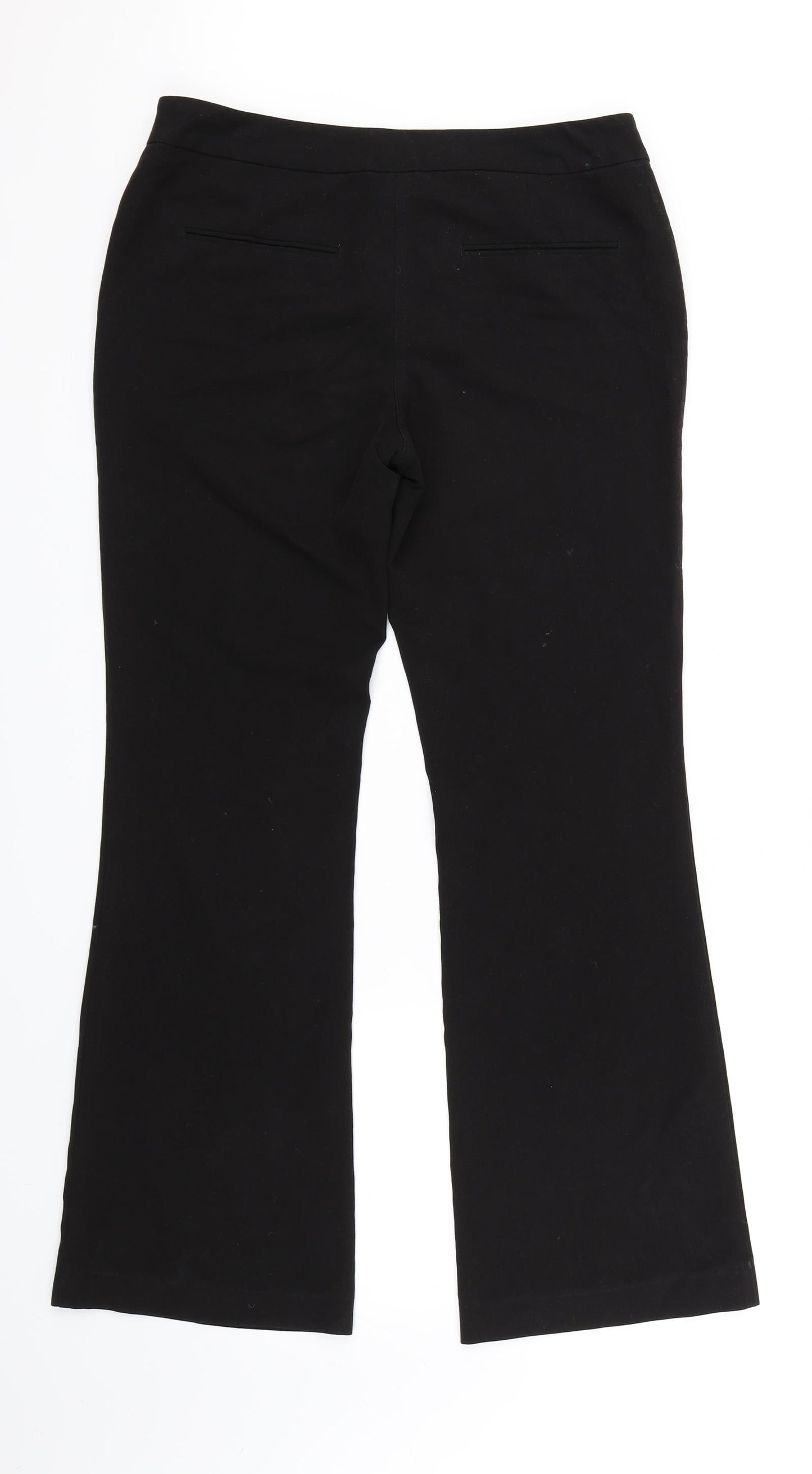 Womens UK Size 10 NEXT Regular Fit  Black Trousers