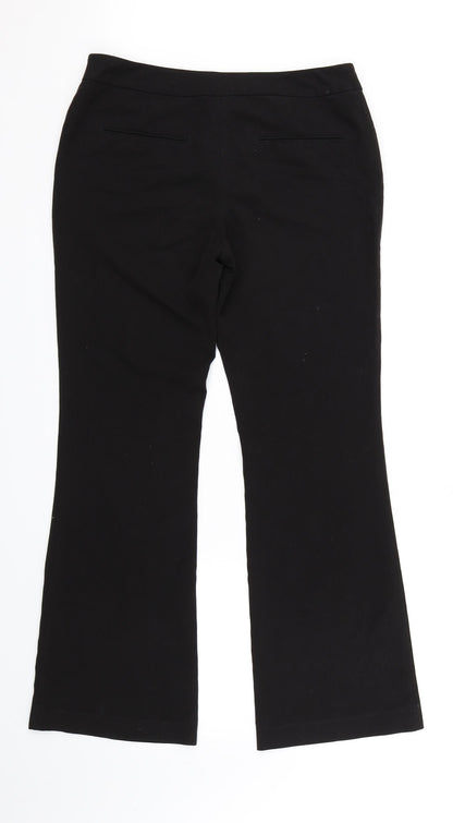 Womens UK Size 10 NEXT Regular Fit  Black Trousers