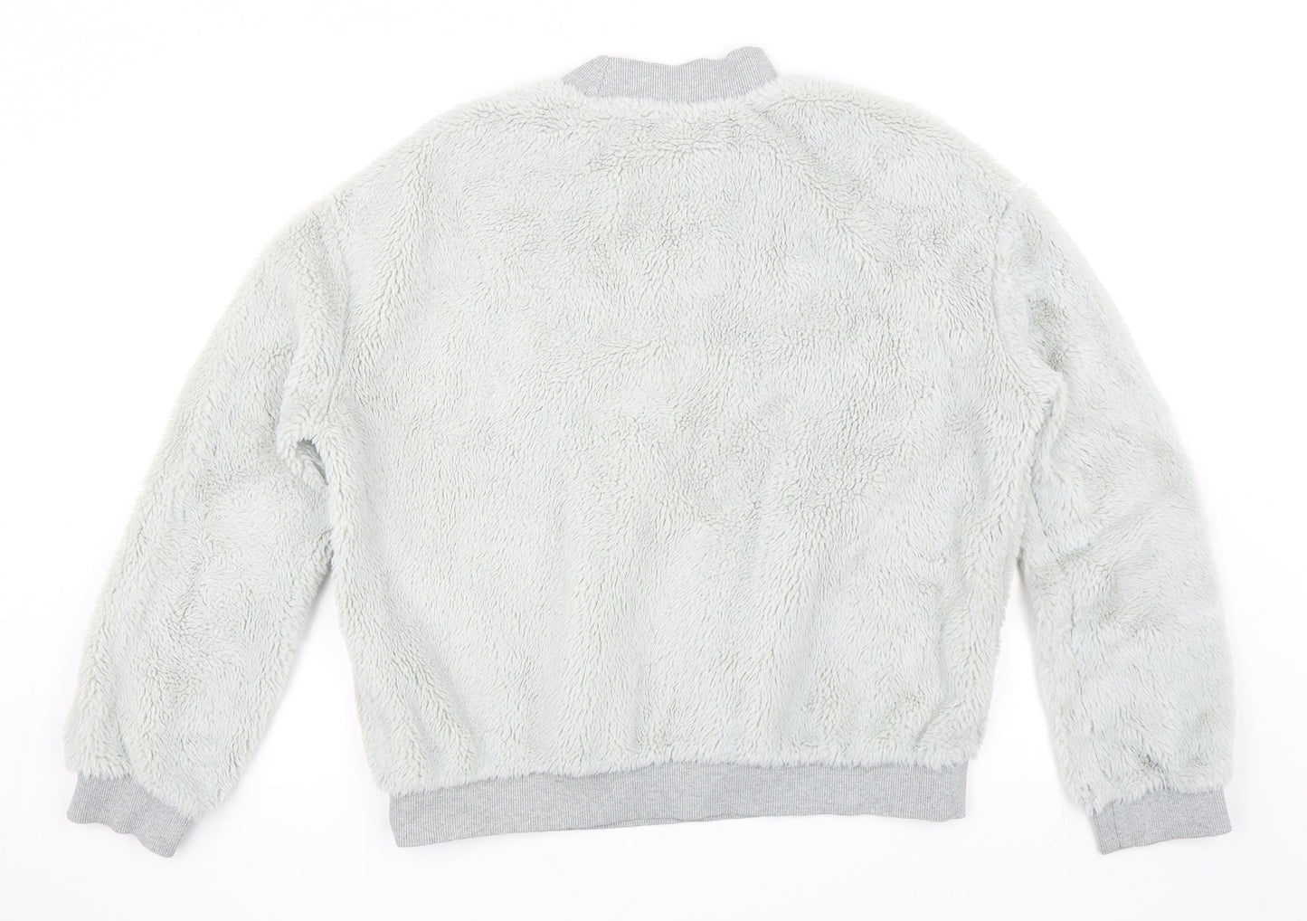 Zara Womens Blue   Pullover Sweatshirt Size M  - Fluffy