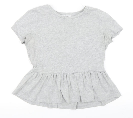 Glamorous Womens Grey   Basic T-Shirt Size S