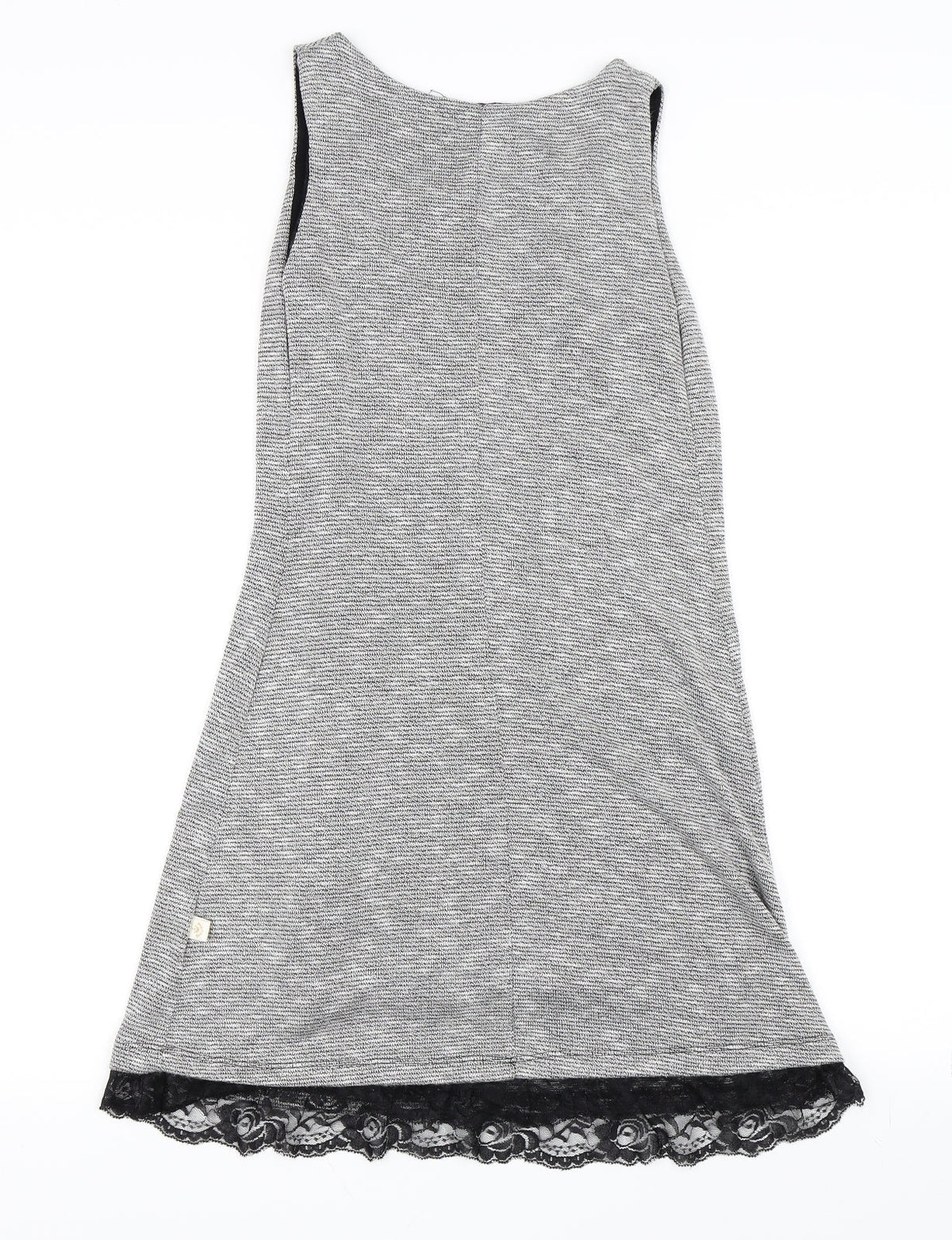 Back view of Risskio women’s black a-line, size S