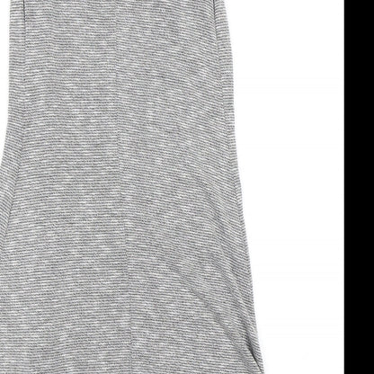 Brand and care label for Risskio women’s black a-line, size S