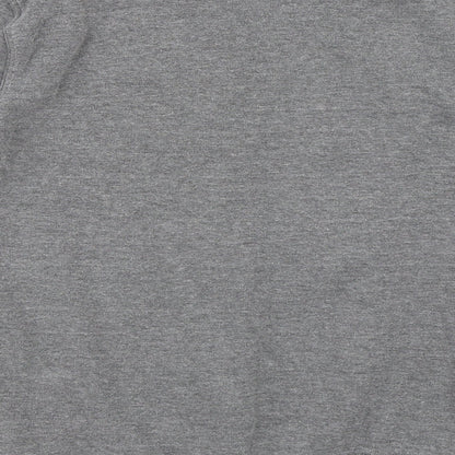 ellesse Womens Grey Striped  Pullover Sweatshirt Size 8