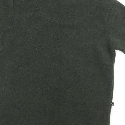 back country Boys Green  Fleece Basic T-Shirt Size 8 Years