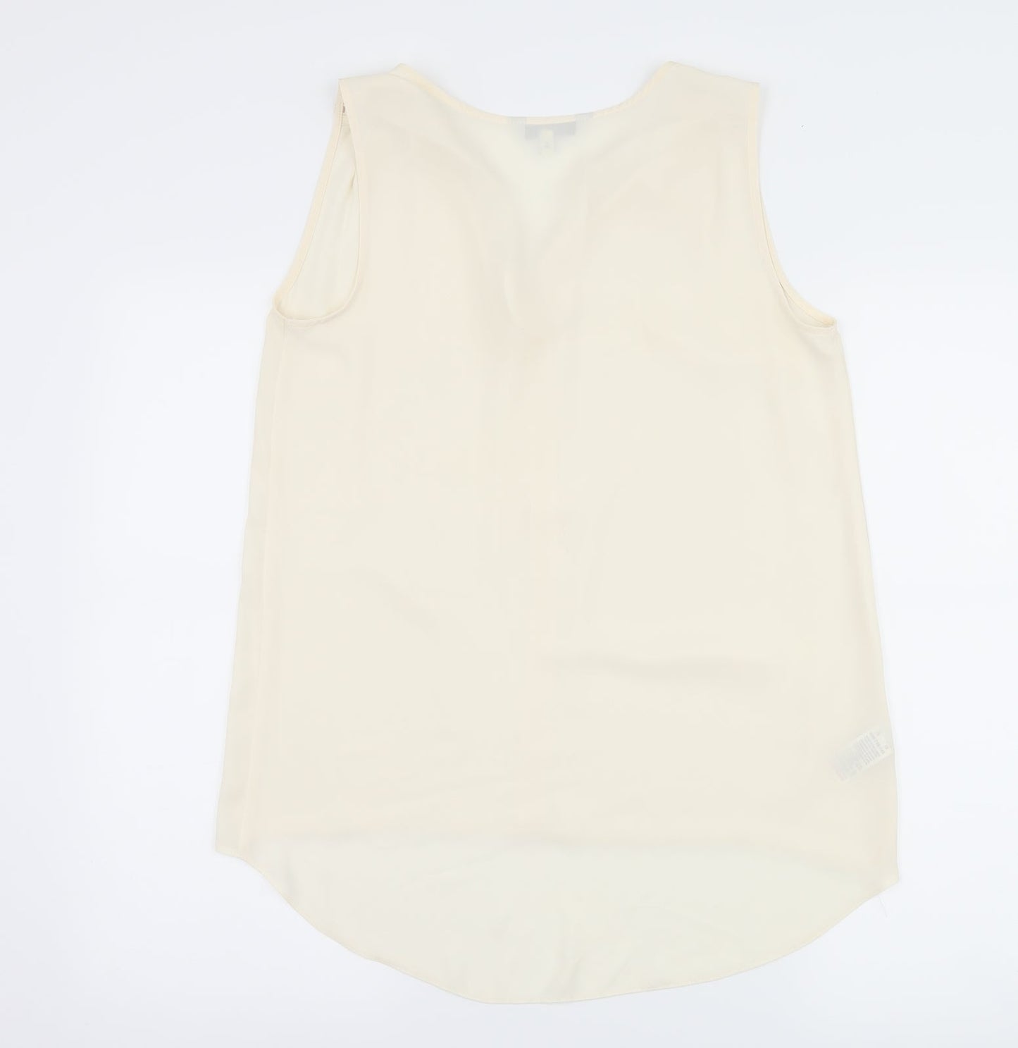 Womens UK Size 10 NEXT Ivory Basic Blouse