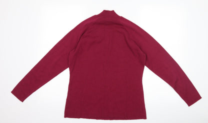 Anthology Womens Purple   Pullover Jumper Size 16