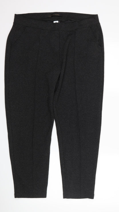 Womens UK Size 16 NEXT Regular Fit  Black Trousers