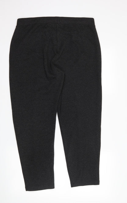 Womens UK Size 16 NEXT Regular Fit  Black Trousers