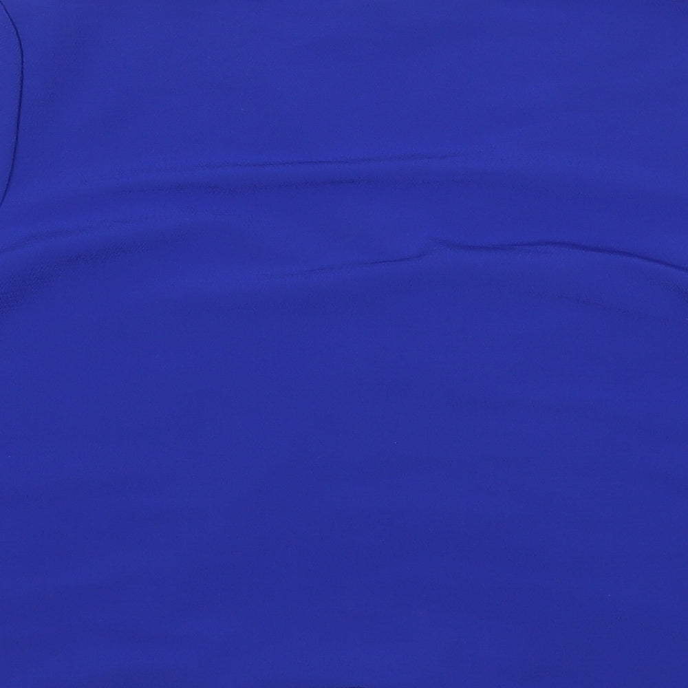 Womens UK Size 14 New Look Blue Basic Button-Up