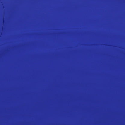 Womens UK Size 14 New Look Blue Basic Button-Up