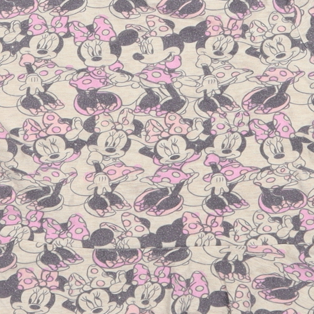 George Girls Brown   Basic T-Shirt Size 3-4 Years  - Disney Minnie Mouse
