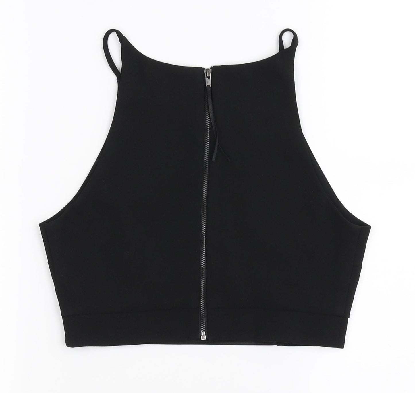 Womens UK Size 6 Topshop Black Basic Tank