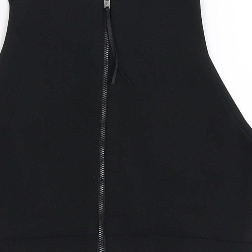 Womens UK Size 6 Topshop Black Basic Tank