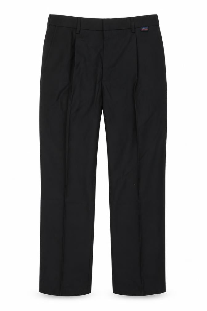 Mens UK Size 32 in Dimensions Regular Fit  Black Trousers