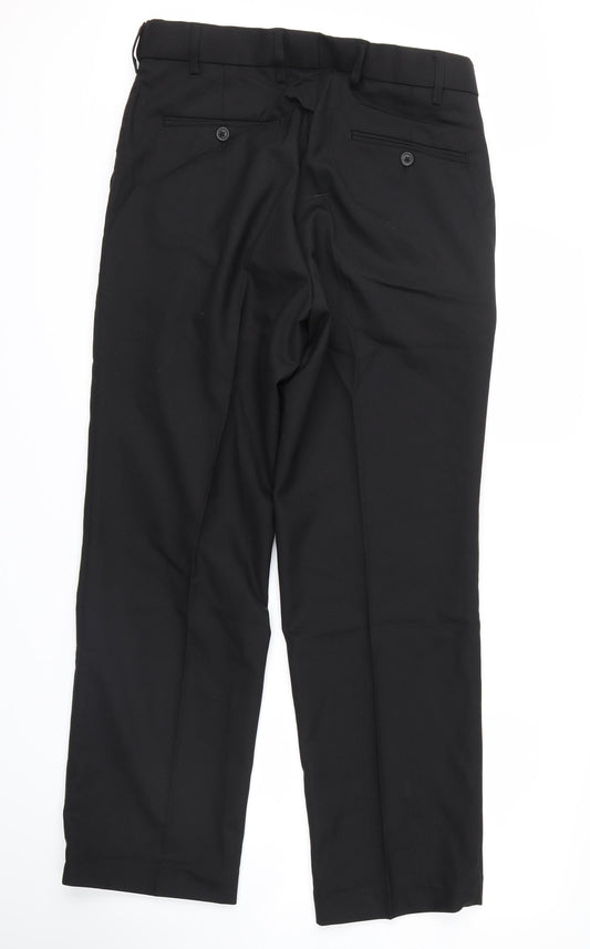 Dimensions Mens Black   Trousers  Size 32 in L28 in