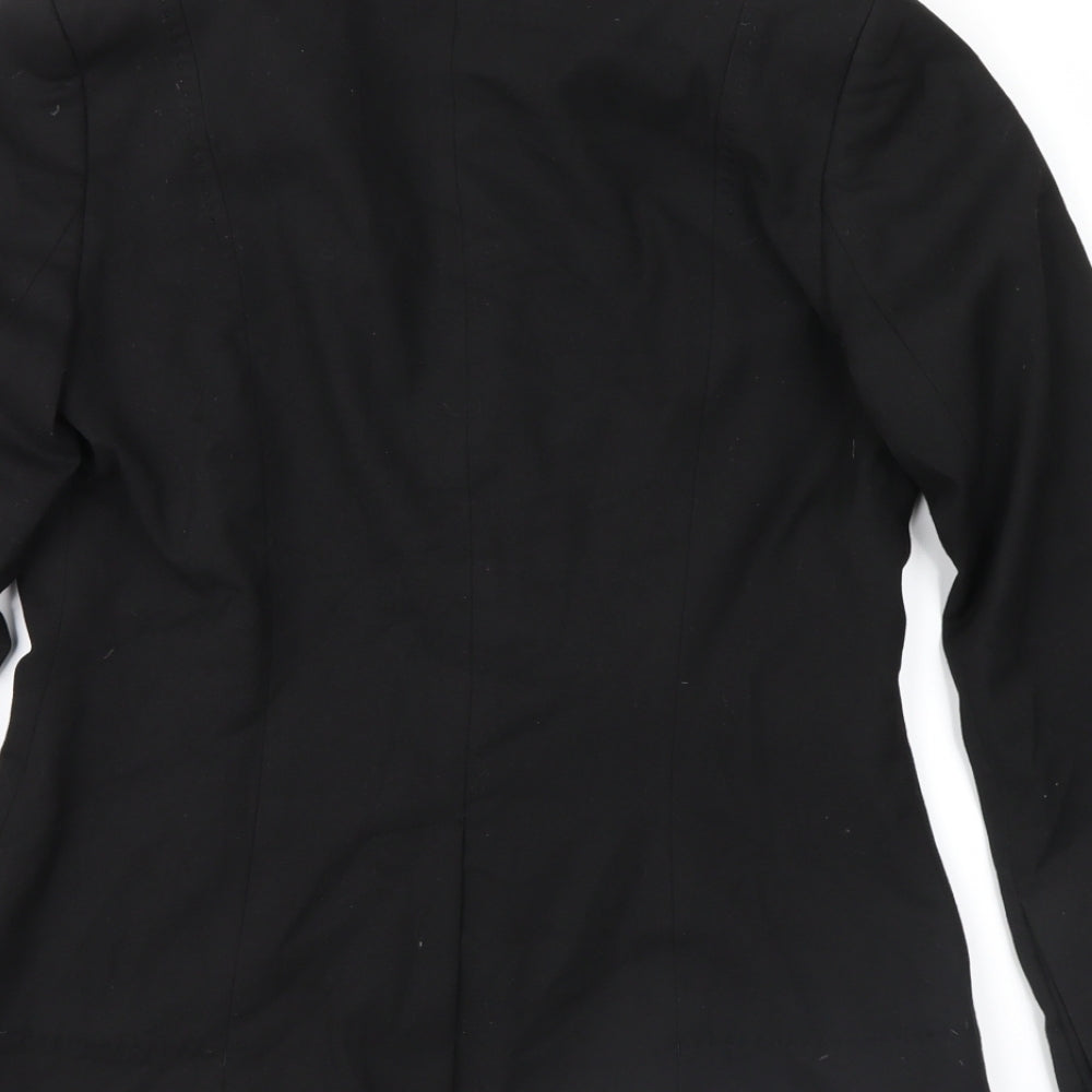 Brand and care label for definitions women’s black jacket suit jacket, size UK 8