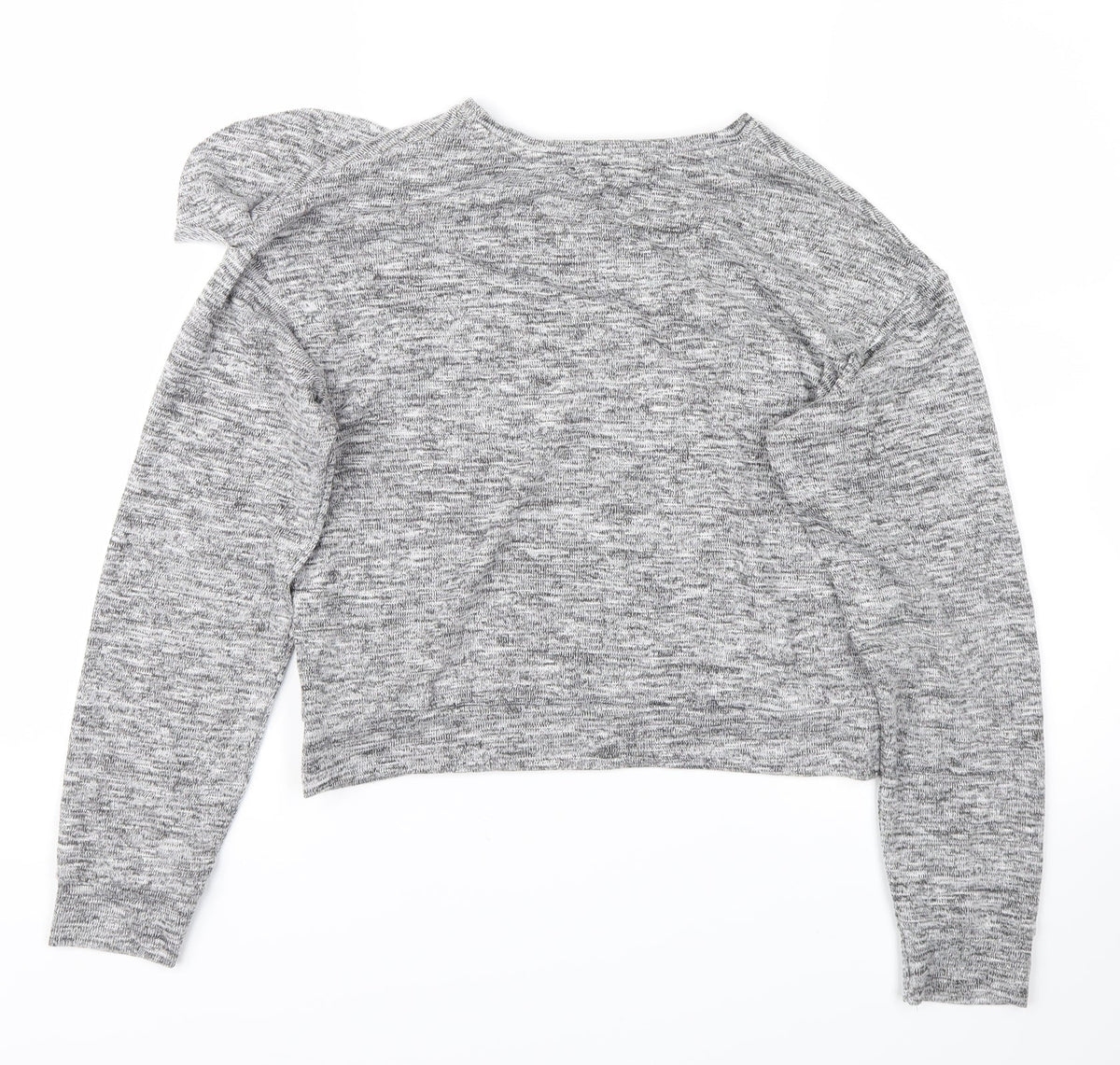 Back view of Candy Couture girls’ grey jumper, size 13, years