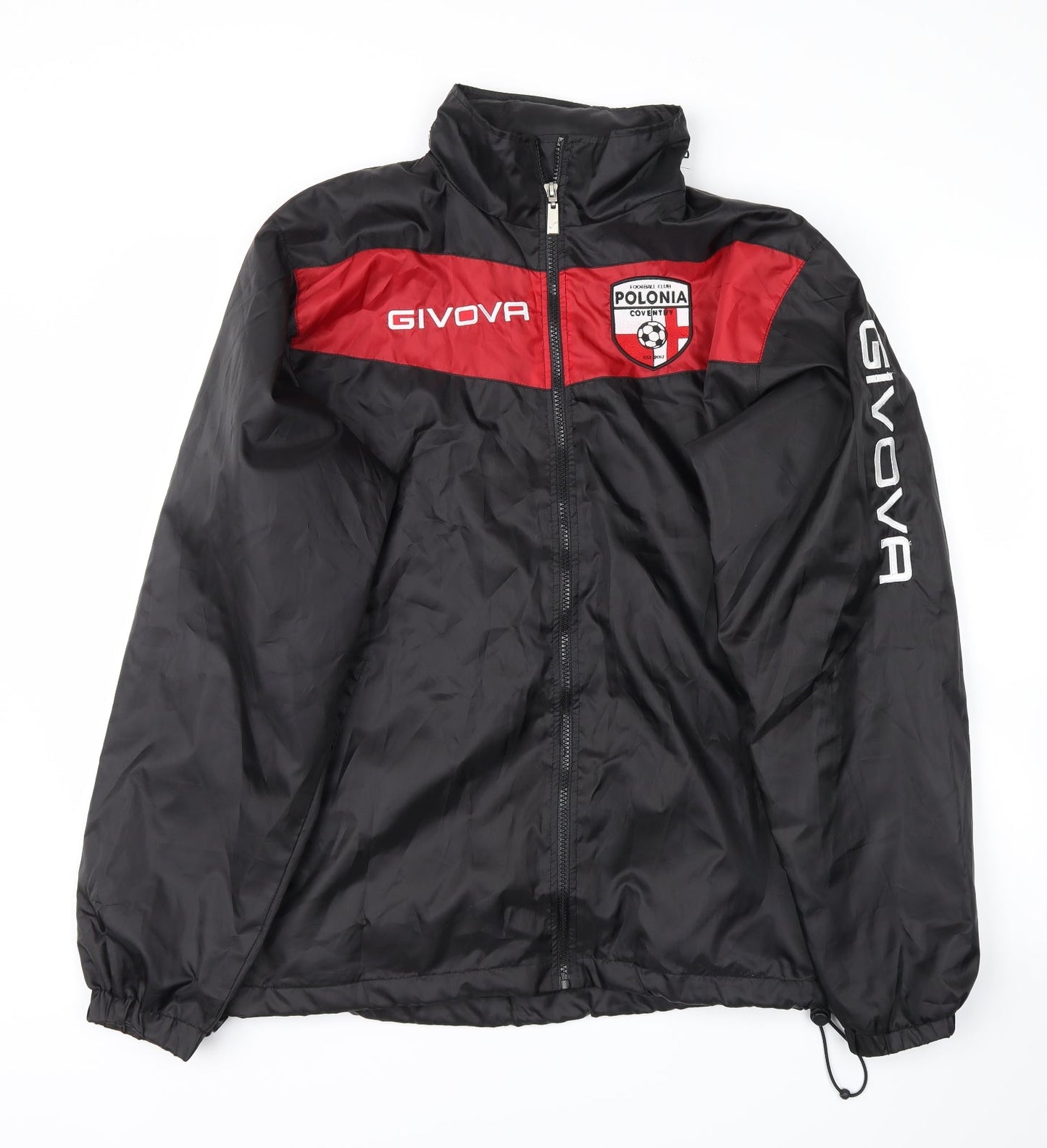 Mens UK Size M Givova Black Anorak Coat