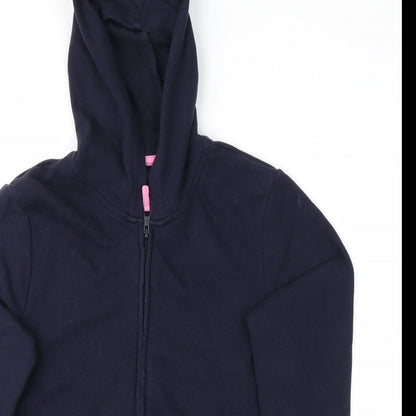 scare Girls Blue   Full Zip Hoodie Size 12-13 Years