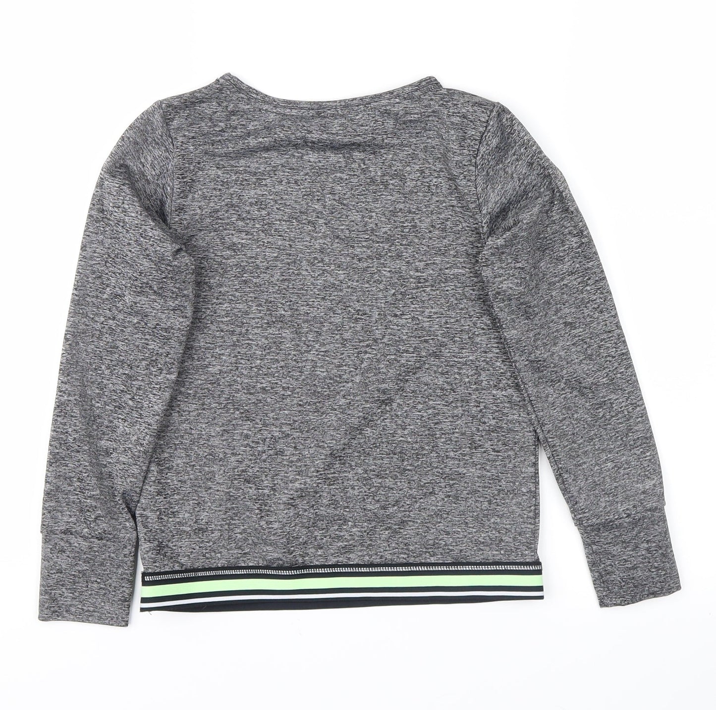 George Boys Grey Striped  Pullover Sweatshirt Size 8-9 Years  - believe