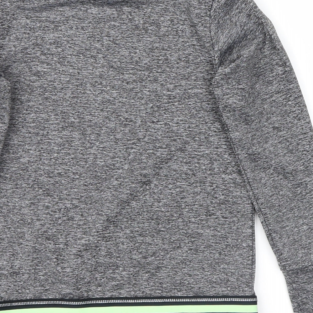 George Boys Grey Striped  Pullover Sweatshirt Size 8-9 Years  - believe